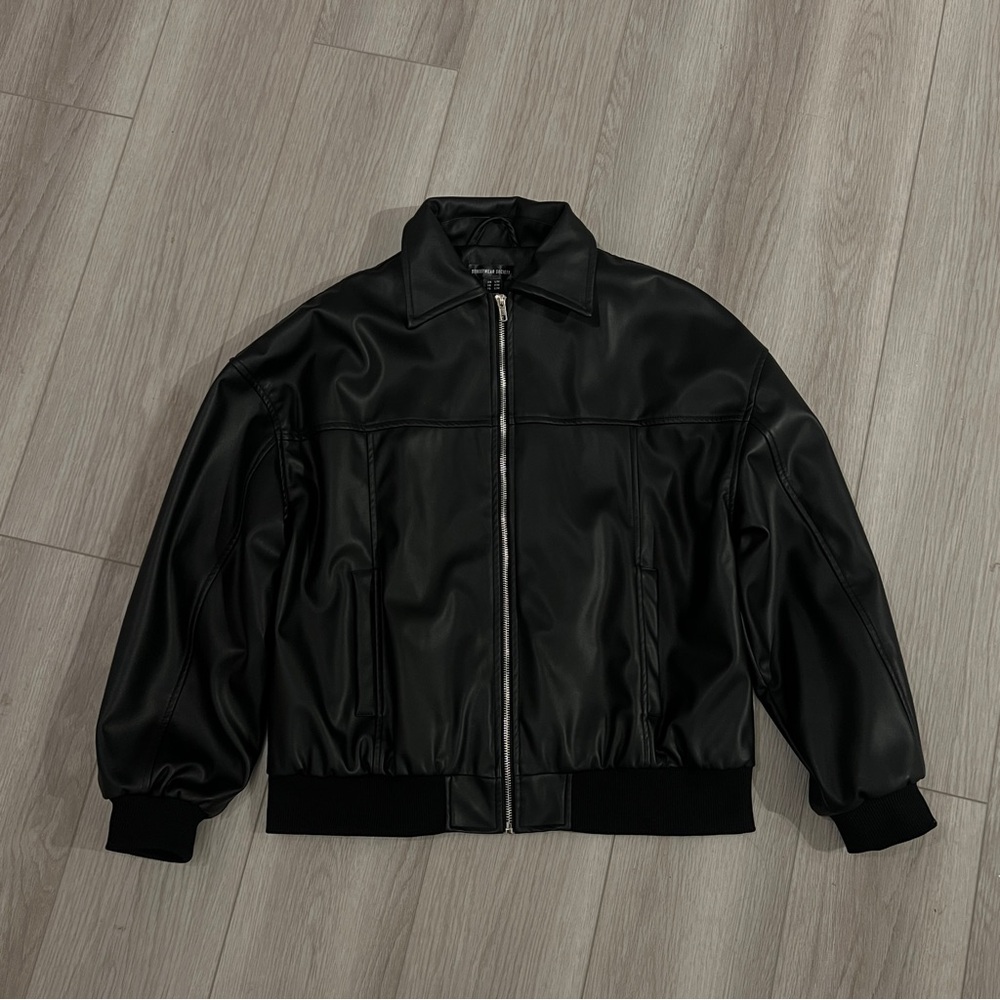 Streetwear Society Black Bomber Jacket
